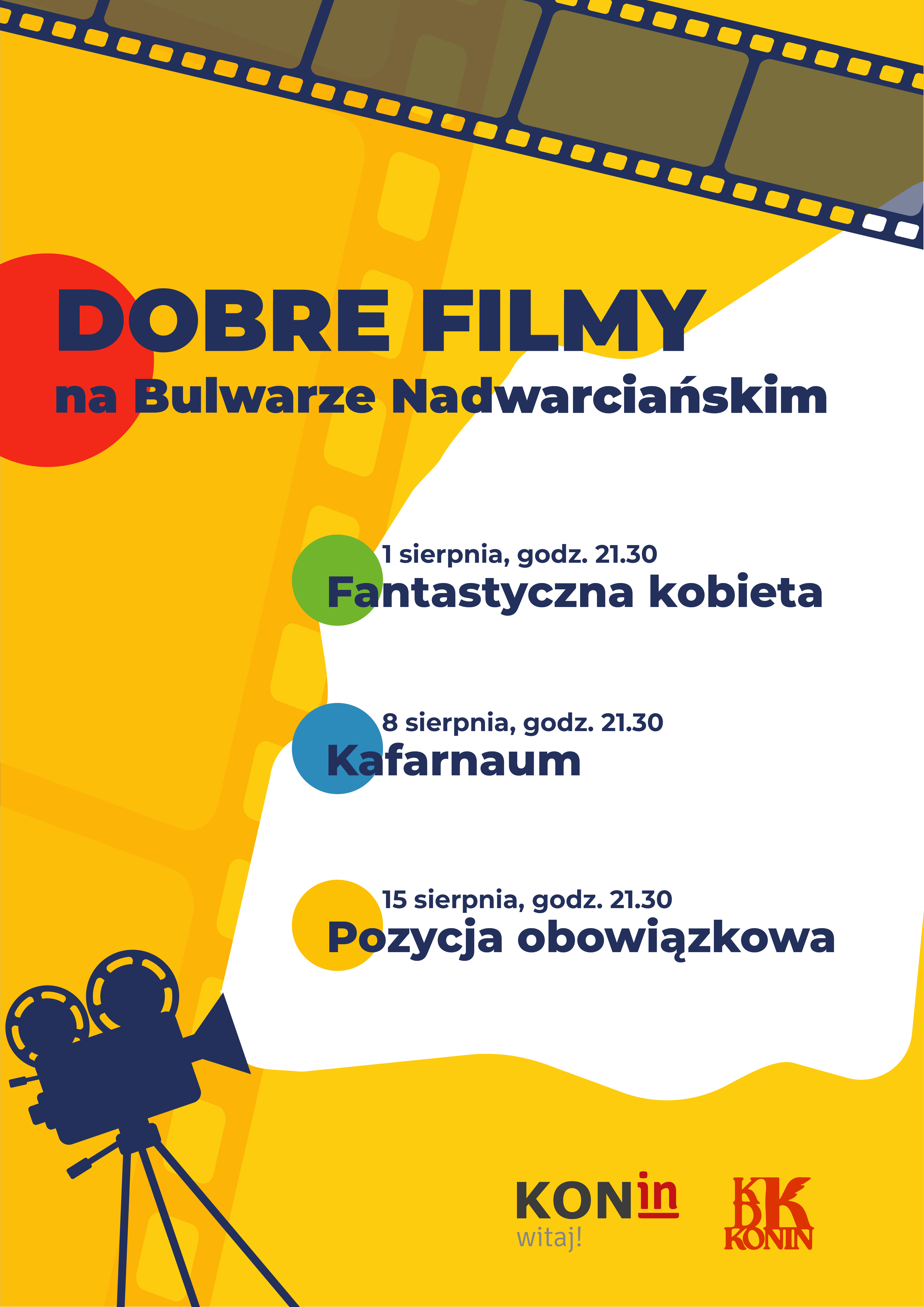 KDK Konin: Dobre Filmy w sierpniu
