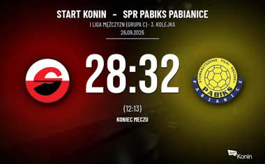 [PIŁKA RĘCZNA] Start Konin – SPR PABIKS Pabianice 28:32. I Liga Mężczyzn (Grupa C), 3. kolejka