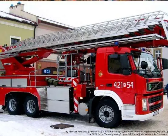 Samochód stanął w ogniu na leśnej drodze - straż gasiła w Starym Borowcu