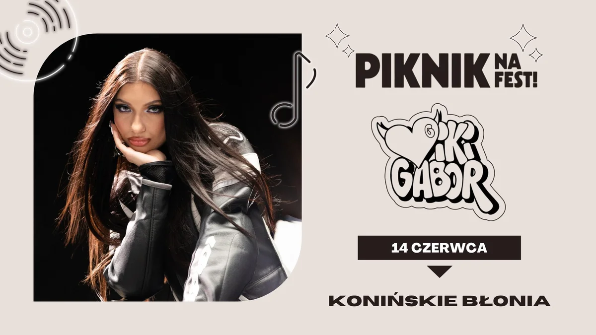 Grafika promocyjna wydarzenia Koncert Viki Gabor w Koninie