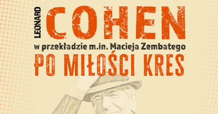 Obrazek przedstawia grafikę promocyjną wydarzenia Artur Żmijewski śpiewa Cohena — koncert w Koninie