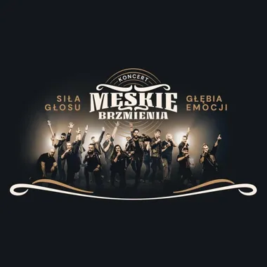 Grafika promocyjna wydarzenia MĘSKIE BRZMIENIA — Siła głosu, głębia emocji w Domu Kultury Oskard