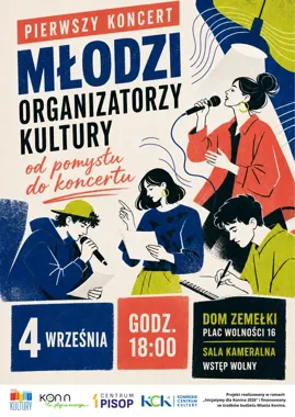 Pierwszy koncert projektu „Młodzi organizatorzy kultury – od pomysłu do koncertu”