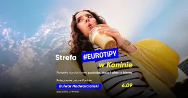 Grafika promocyjna wydarzenia Strefa #EuroTipy w Koninie