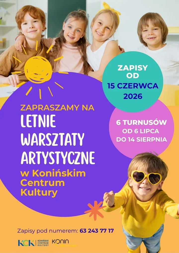 KCK szykuje lato pełne zajęć - ruszają zapisy na warsztaty dla dzieci