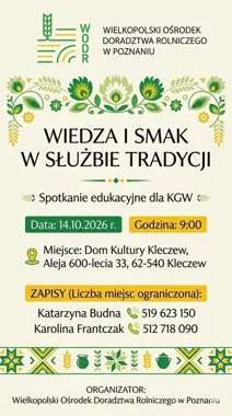 Spotkanie dla kół gospodyń w Kleczewie. Miejsc jest niewiele