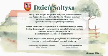 Sołtysi w Kleczewie otrzymali podziękowania za codzienną pracę przy budowie wspólnoty