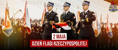 W Koninie zaczęło się od flagi - strażacy oddali hołd państwu