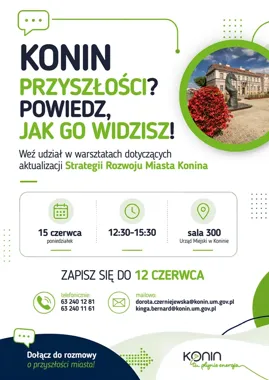 Konin pyta o przyszłość miasta. Ruszają warsztaty nad strategią rozwoju