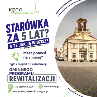 Konin szuka pomysłów na odnowę Starówki. Rusza nabór projektów rewitalizacyjnych