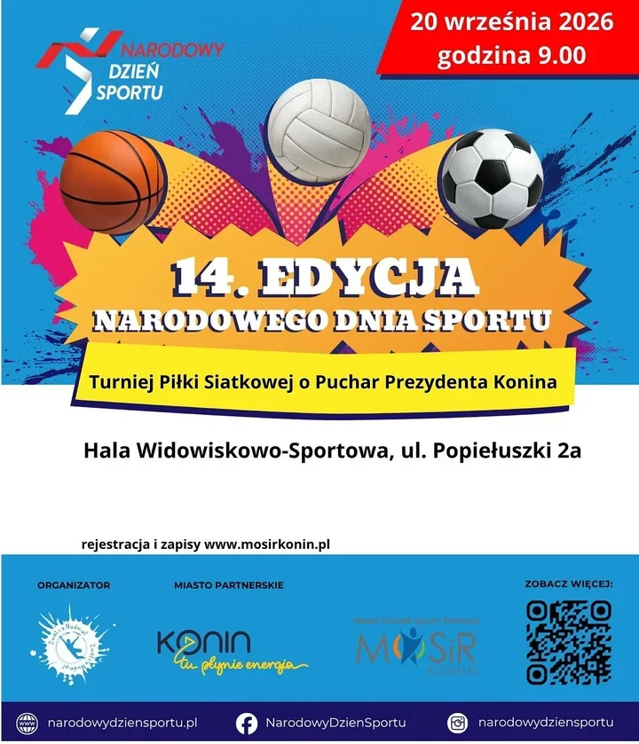 Maksymalnie 12 drużyn zagra w konińskim turnieju siatkówki