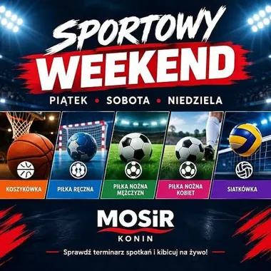 Osiem spotkań w dwa dni. Sportowy weekend w Koninie