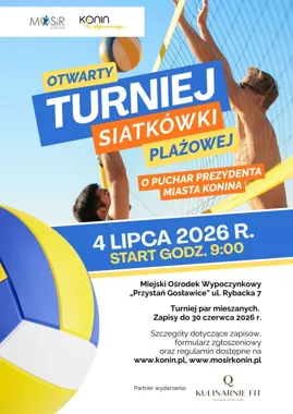 Siatkówka plażowa wraca do Konina. Ruszają zapisy na turniej par mieszanych
