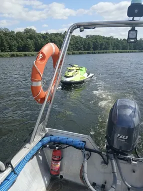 Prawie 2 promile na Jeziorze Wąsoskim - patrol wodny zatrzymał 44-latka