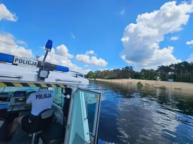 Promil za sterem na Jeziorze Ślesińskim - patrol wodny zatrzymał 27-latka