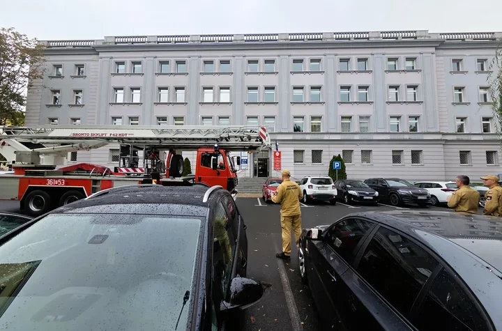 202 osoby opuściły urząd. W Koninie sprawdzono ewakuację na wypadek pożaru