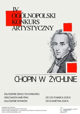 Chopin wraca do pałacu w Żychlinie – szkoła zaprasza młodych twórców do konkursu