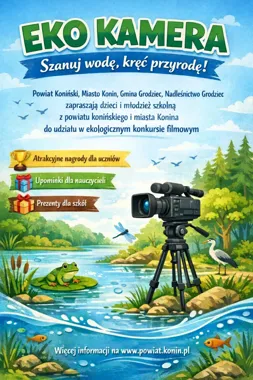 Młodzi filmowcy wzywani do akcji o wodzie – konkurs EKOKAMERA wraca po raz czwarty