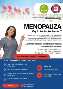 Menopauza i więcej – otwarty wykład z medycznym spojrzeniem w Koninie